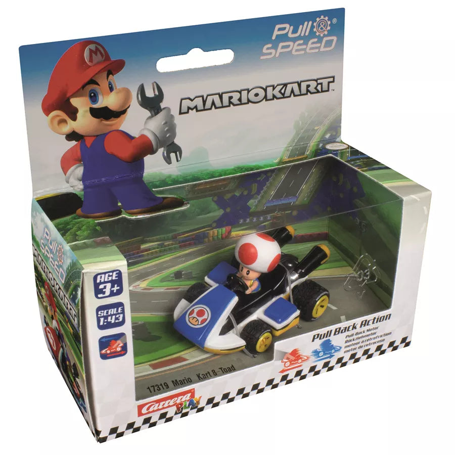 Carrera Pull N Speed Mario Kart Assorted Carrera Pull N Speed Mario Kart Assorted