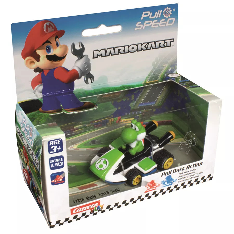 Carrera Pull N Speed Mario Kart Assorted Carrera Pull N Speed Mario Kart Assorted