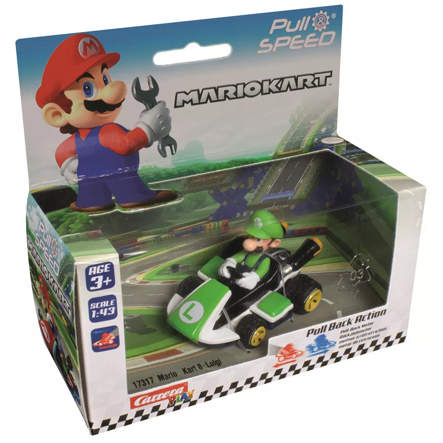 Carrera Pull N Speed Mario Kart Assorted Carrera Pull N Speed Mario Kart Assorted