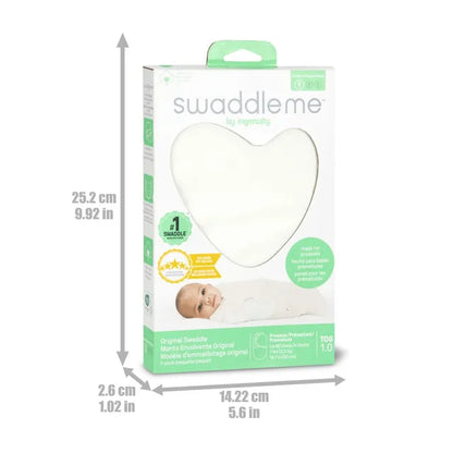 Ingenuity SwaddleMe Muslin Original Swaddle 0-3 Months (Cream)