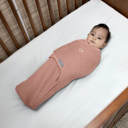 Ingenuity SwaddleMe Muslin Original Swaddle 0-3 Months (Blush)