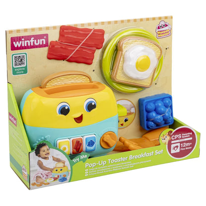 Winfun Pop-Up Toaster Breakfast Set