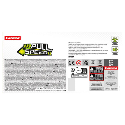 Carrera Pull N Speed Sound & Light Licensed Car 1:43 Scale