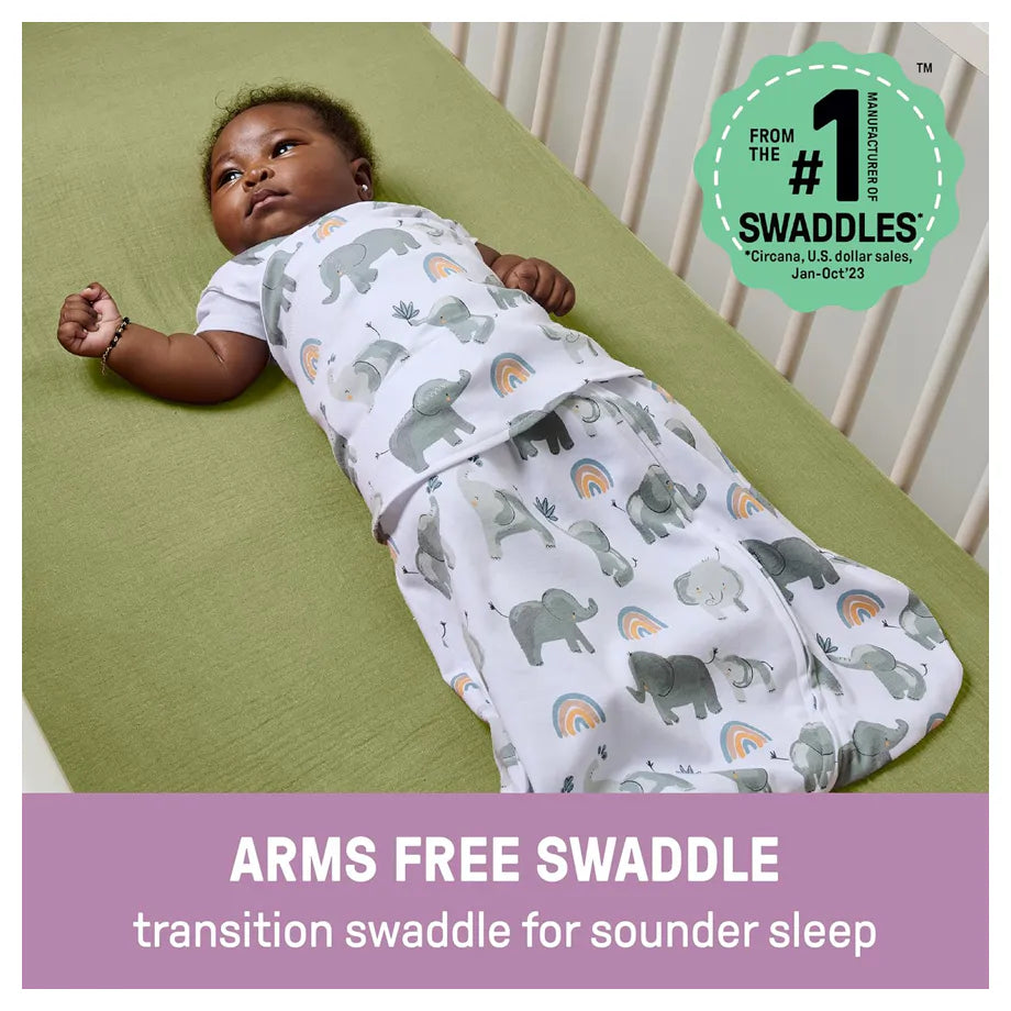 Ingenuity SwaddleMe Arms-Free Convertible Swaddle Dash Lines
