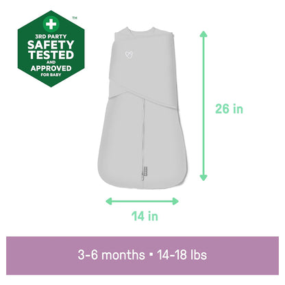 Ingenuity SwaddleMe Arms-Free Convertible Swaddle Dash Lines