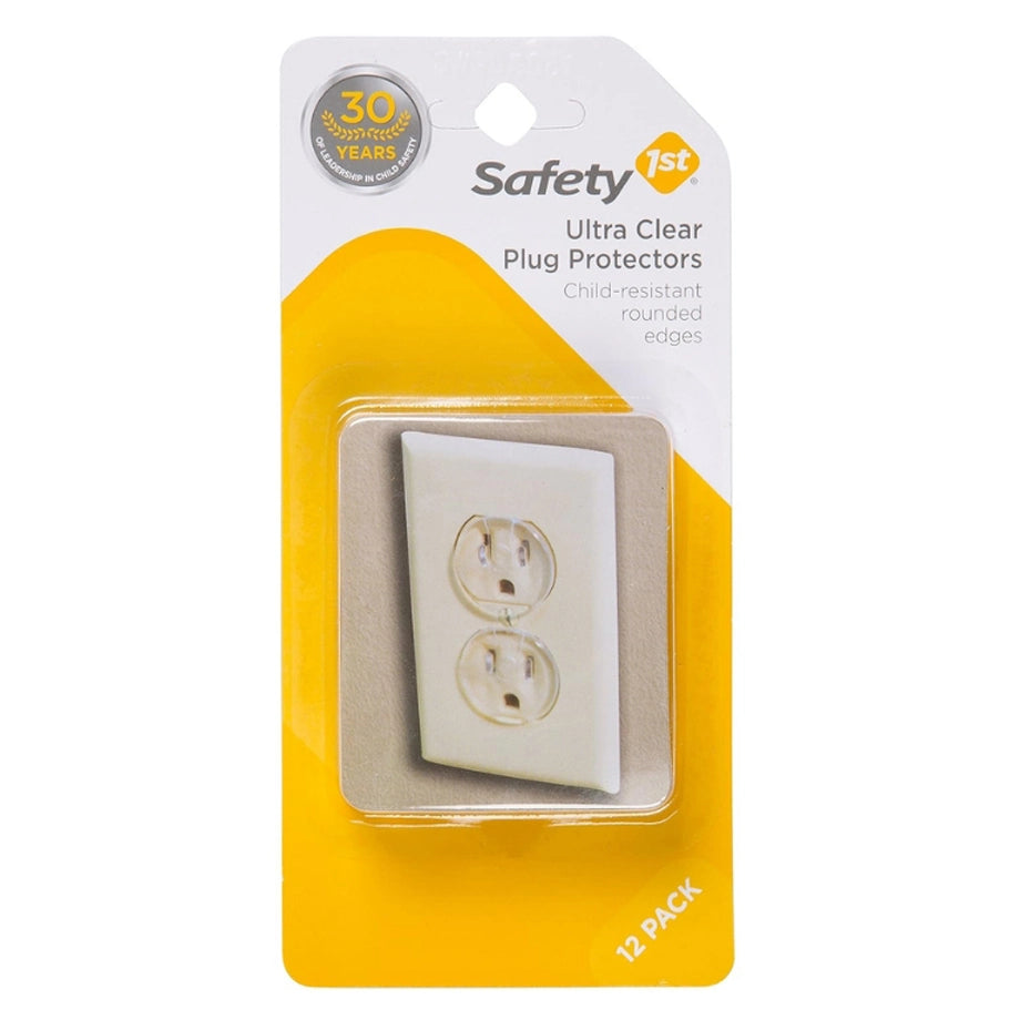 Safety Ultra Clear Outlet Plugs (Childproof)