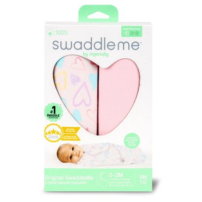 Ingenuity SwaddleMe Original Swaddle (I Heart You)