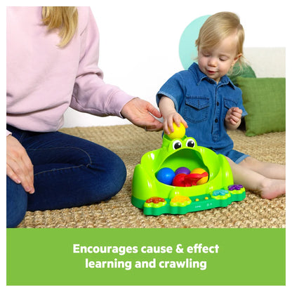 Bright Starts Poppin' Ball Frog Ball Play Toy