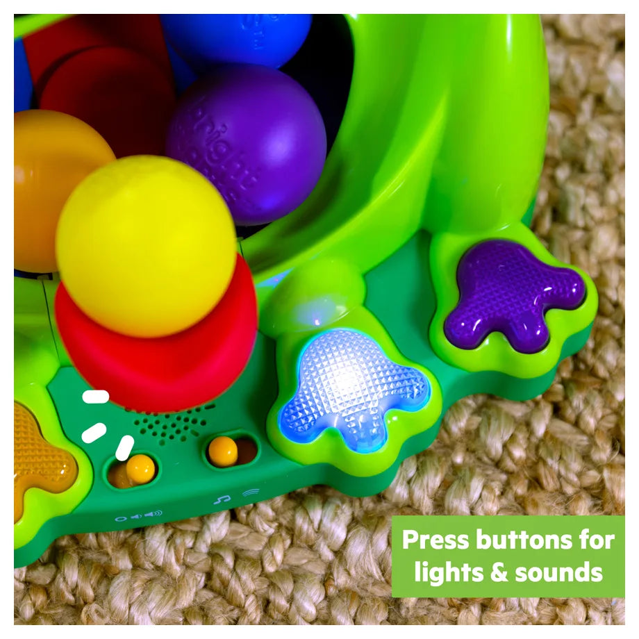 Bright Starts Poppin' Ball Frog Ball Play Toy