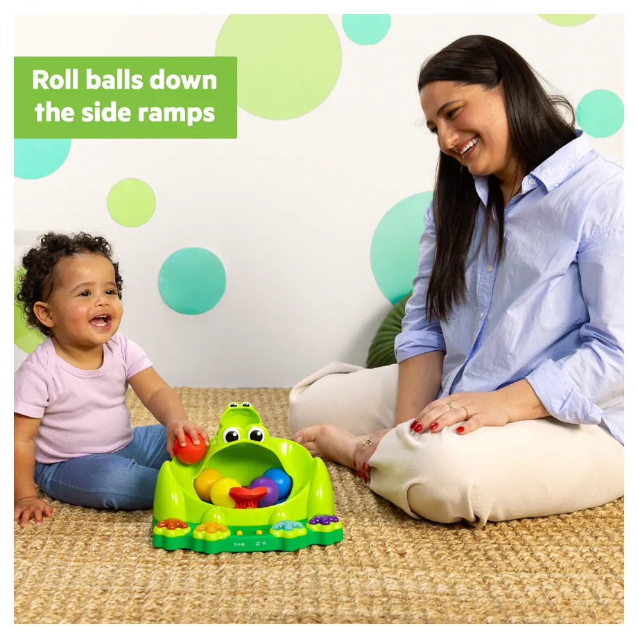 Bright Starts Poppin' Ball Frog Ball Play Toy