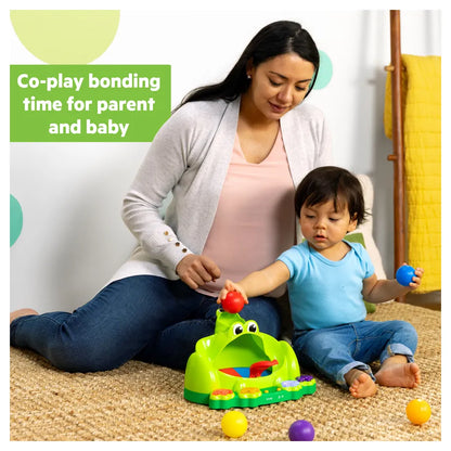 Bright Starts Poppin' Ball Frog Ball Play Toy