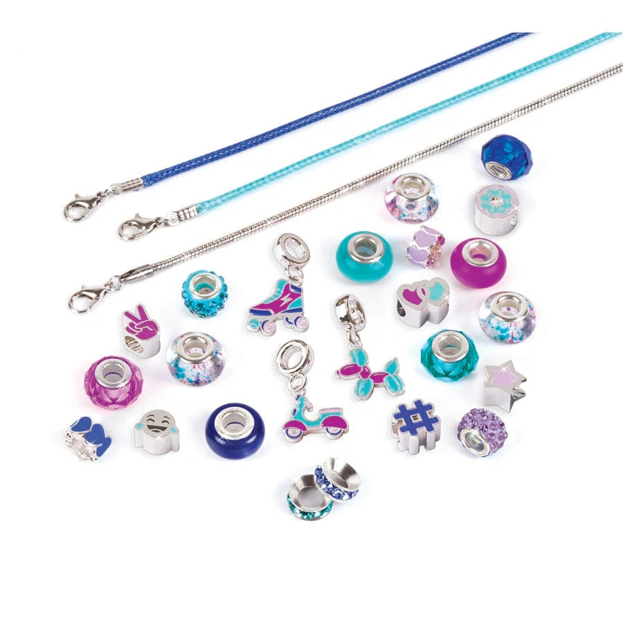 أساور Make It Real Halo Charms باللون الأزرق الحقيقي أساور Make It Real Halo Charms باللون الأزرق الحقيقي