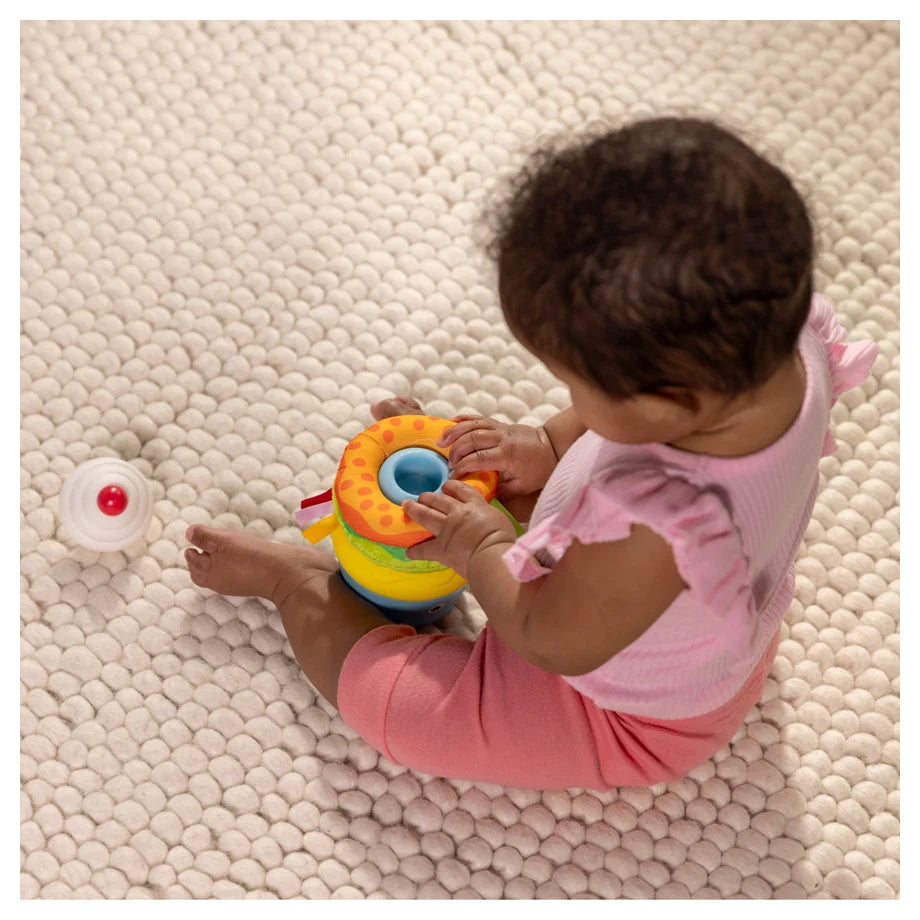 Bright Starts Cupcake Tower Stacking Toy with Teether