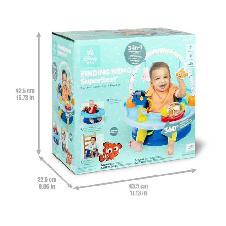 Bright Starts Disney Baby Finding Nemo SuperSeat 3-in-1 Seat