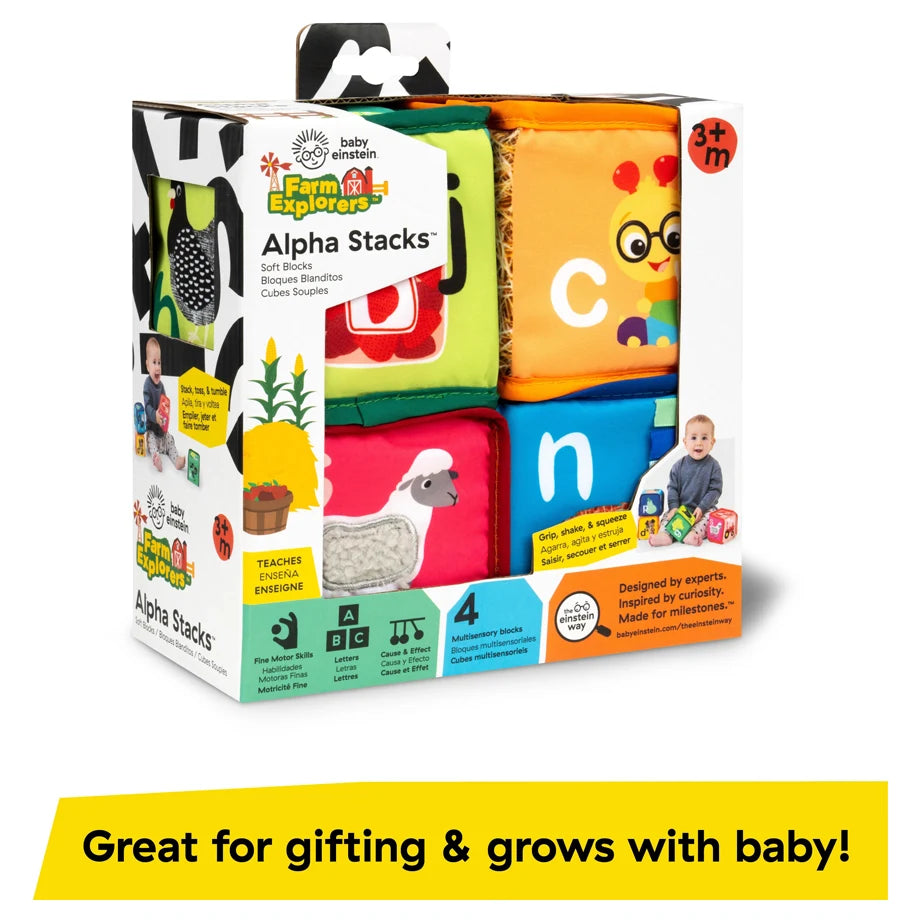 Baby Einstein Alpha Stacks Soft Blocks