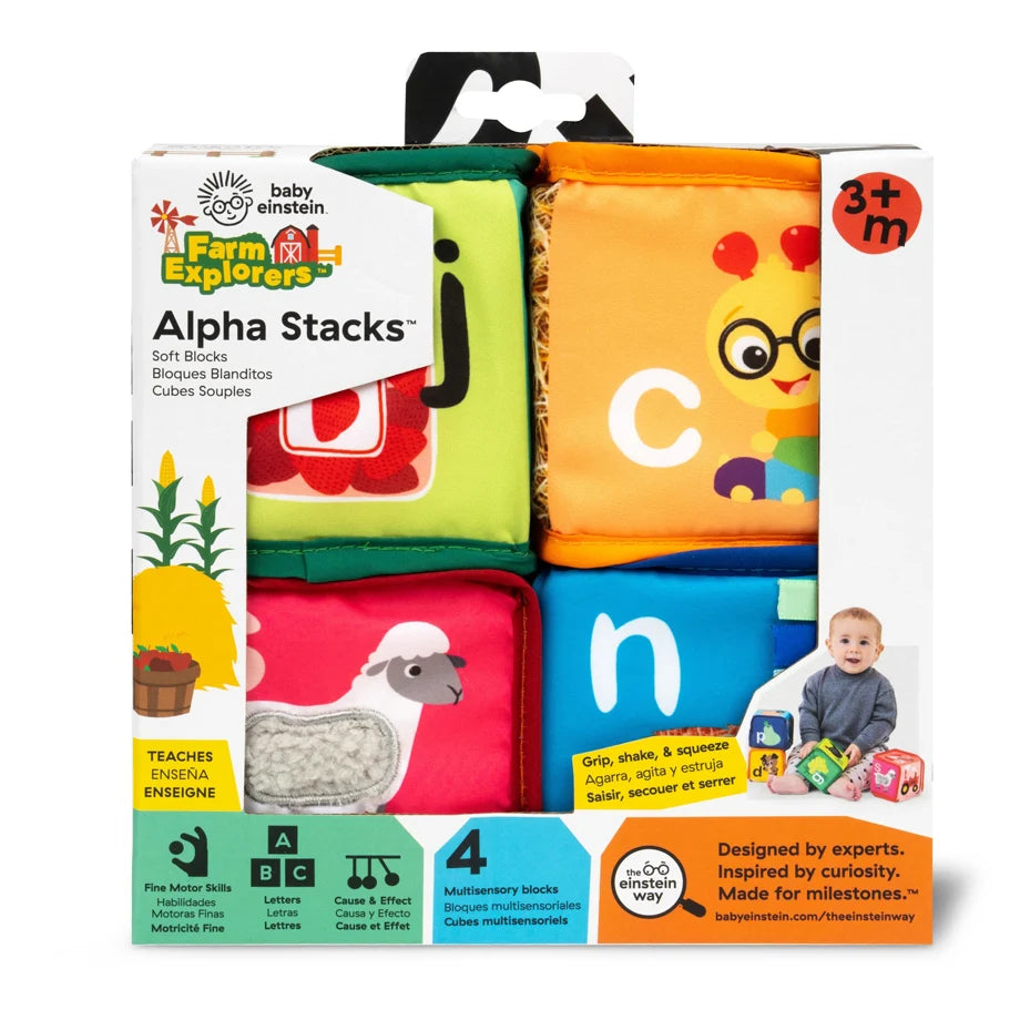 Baby Einstein Alpha Stacks Soft Blocks