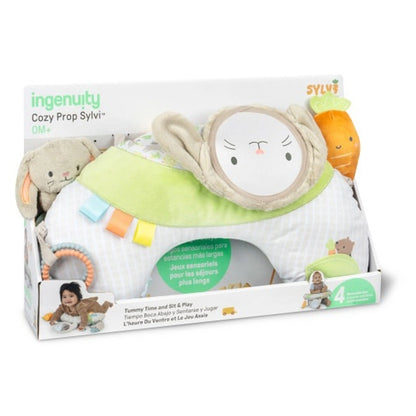 Ingenuity Cozy Prop Sylvi Tummy Time Activity Pillow