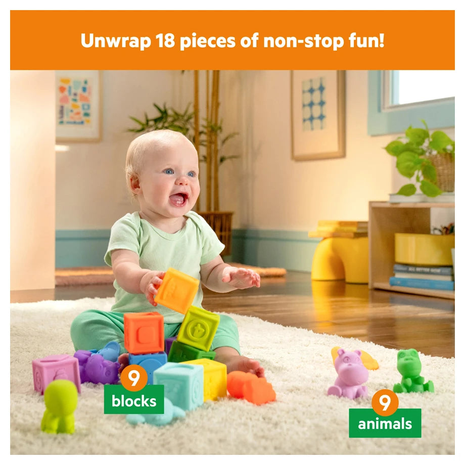 Bright Starts Cubes & Cuties 18-Piece Gift Set