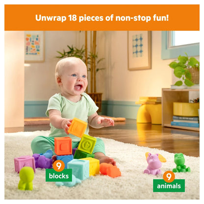 Bright Starts Cubes & Cuties 18-Piece Gift Set