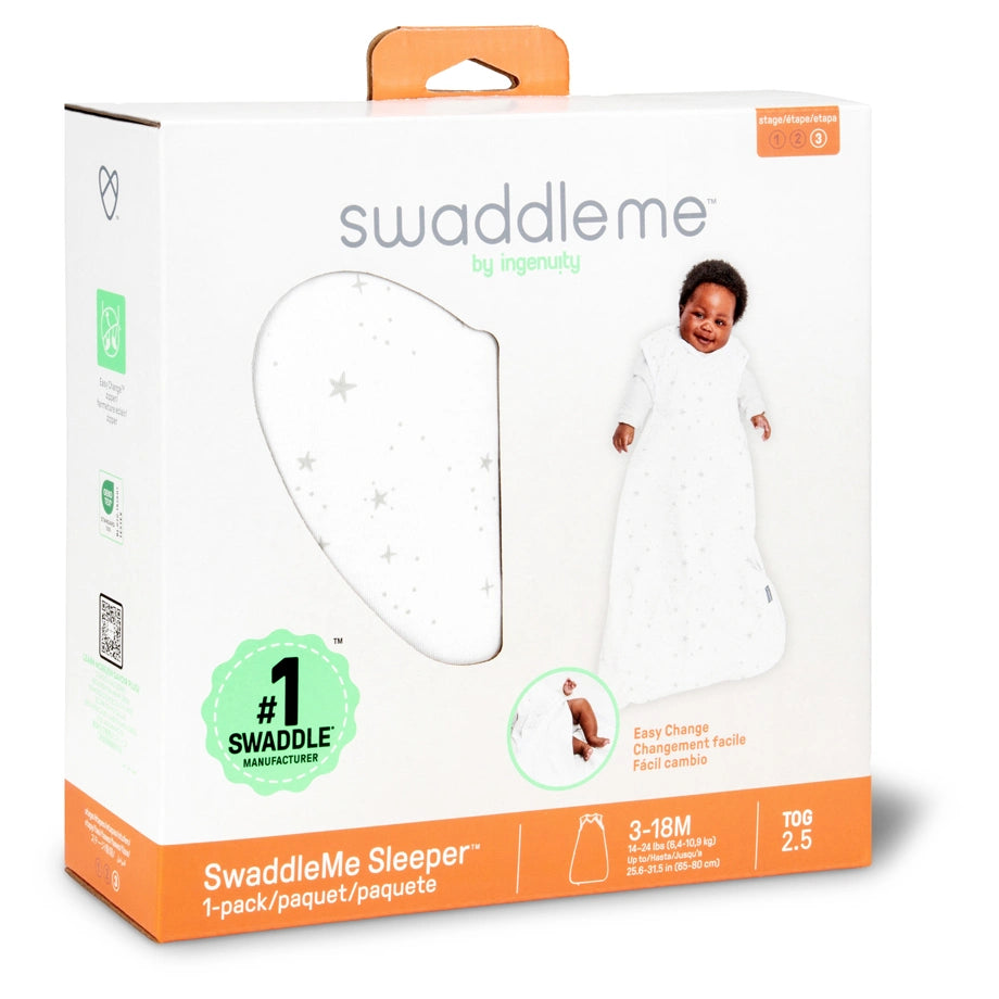 Ingenuity SwaddleMe Night Sack Sleeper (3-18 months)