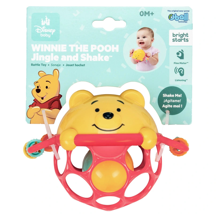 Bright Starts Winnie the Pooh Jingle & Shake Rattle Toy