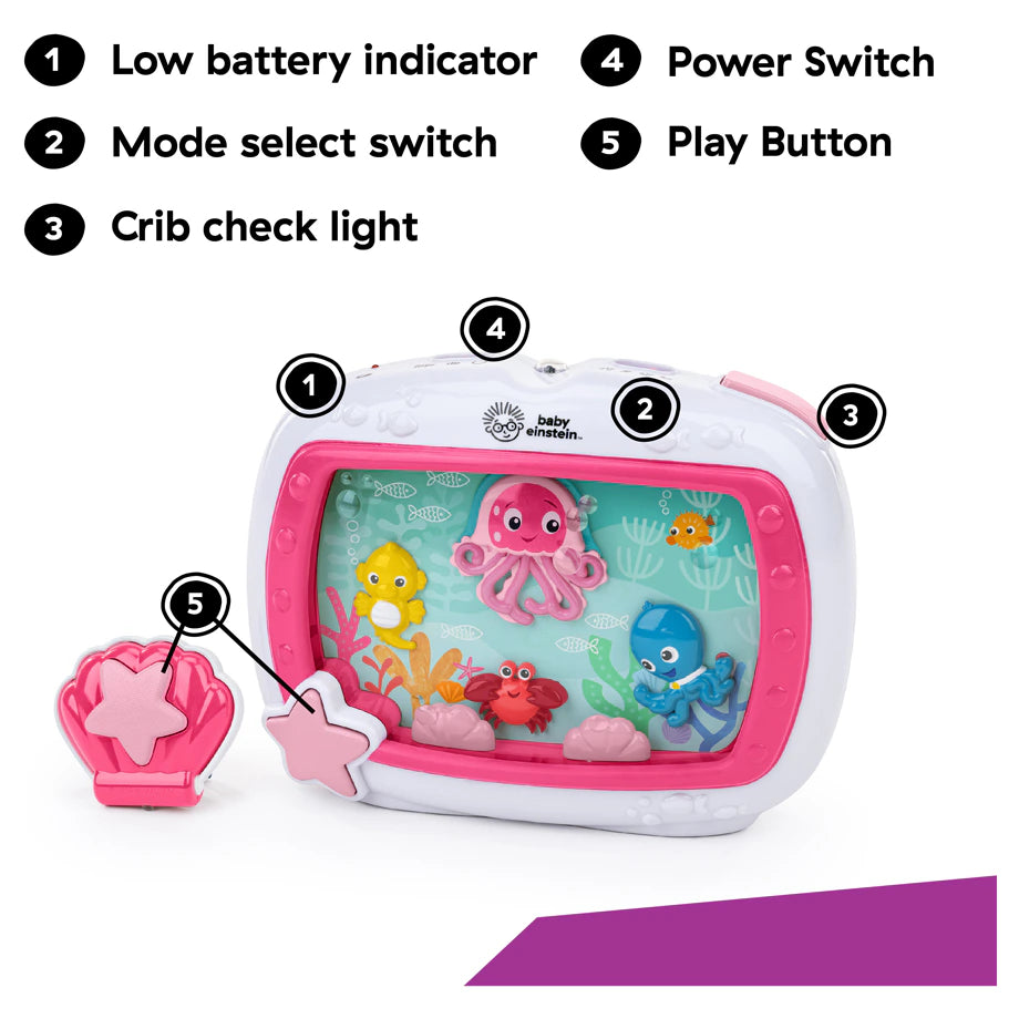 Baby Einstein Sea Dreams Soother (Pink) Baby Einstein Sea Dreams Soother (Pink)