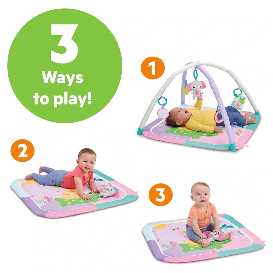 Bright Starts Wild Wiggles Sweet Safari FoldAway Activity Gym