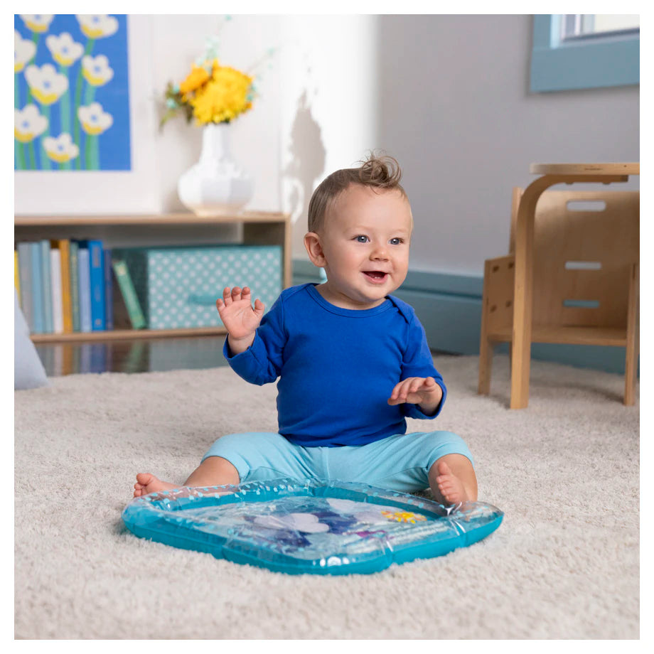 Bright Starts Stitch Making Waves Tummy Time Water Mat Bright Starts Stitch Making Waves Tummy Time Water Mat