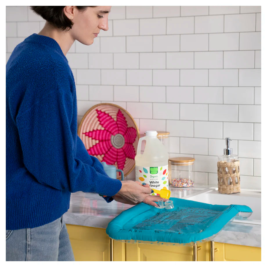 Bright Starts Stitch Making Waves Tummy Time Water Mat Bright Starts Stitch Making Waves Tummy Time Water Mat