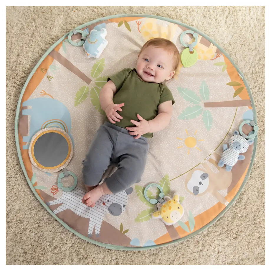 Ingenuity Wonder & Wood Wooden Toy Arch & Play Mat