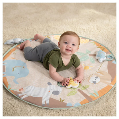 Ingenuity Wonder & Wood Wooden Toy Arch & Play Mat