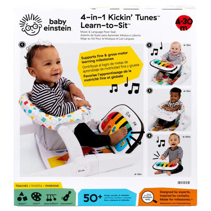 Baby Einstein Tappin' Tunes Learn-to-Sit 4-in-1 Sit-Up Floor Seat