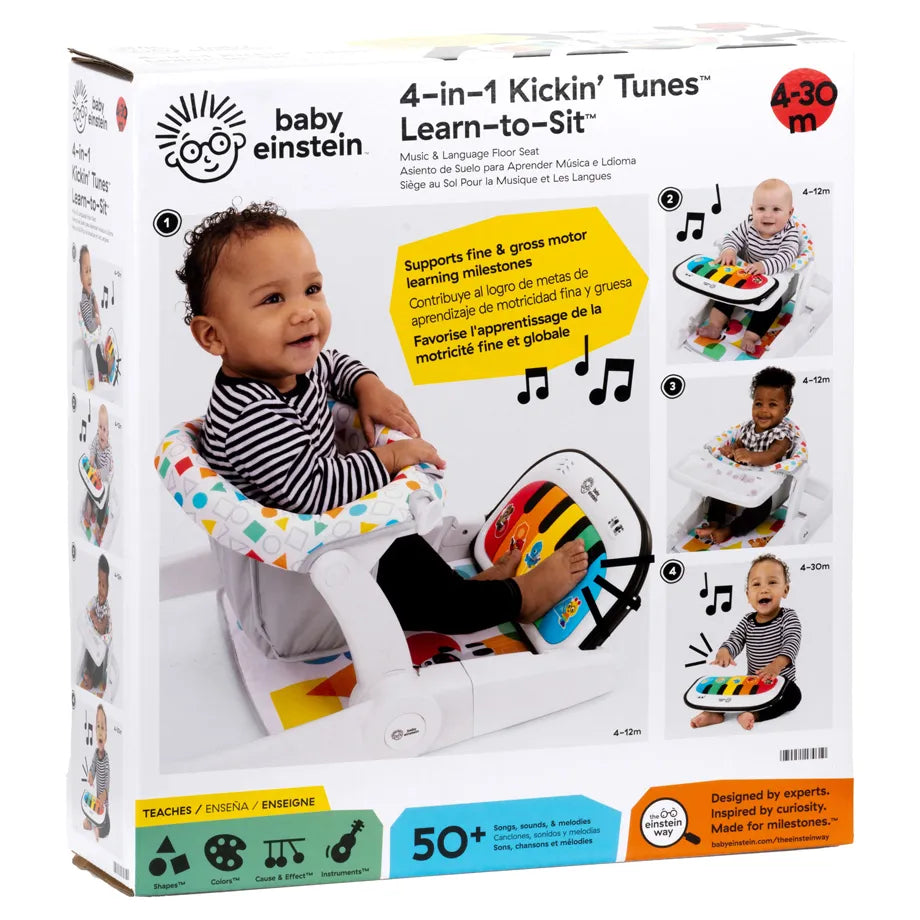Baby Einstein Tappin' Tunes Learn-to-Sit 4-in-1 Sit-Up Floor Seat