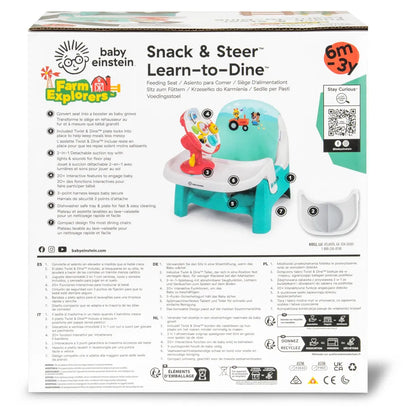 Baby Einstein Snack & Steer Learn-to-Dine Feeding Seat