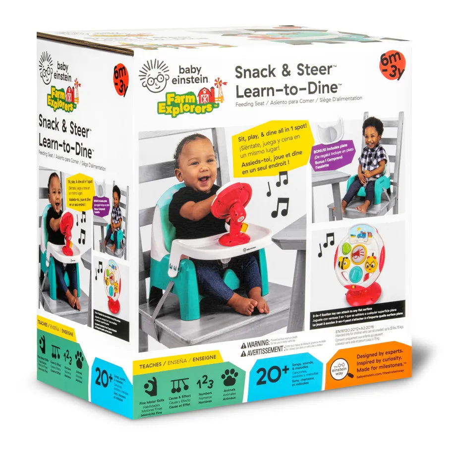 Baby Einstein Snack & Steer Learn-to-Dine Feeding Seat