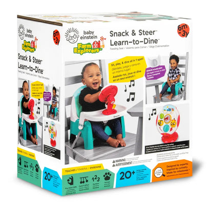 Baby Einstein Snack & Steer Learn-to-Dine Feeding Seat