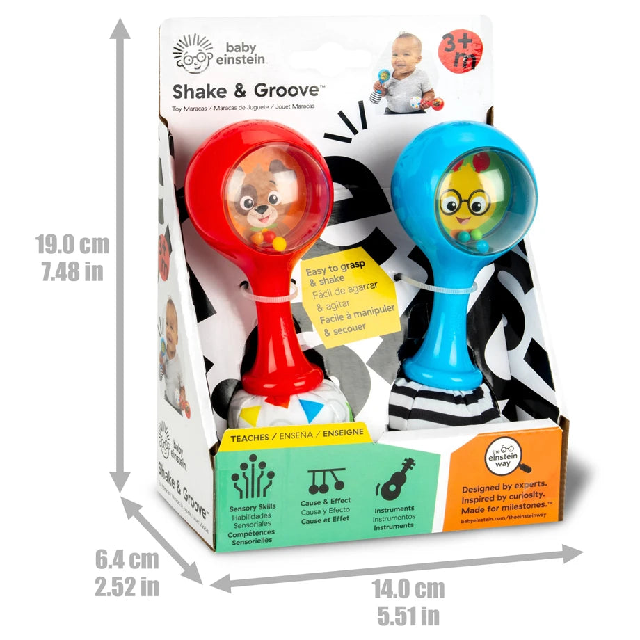 Baby Einstein Shake & Groove Toy Maracas