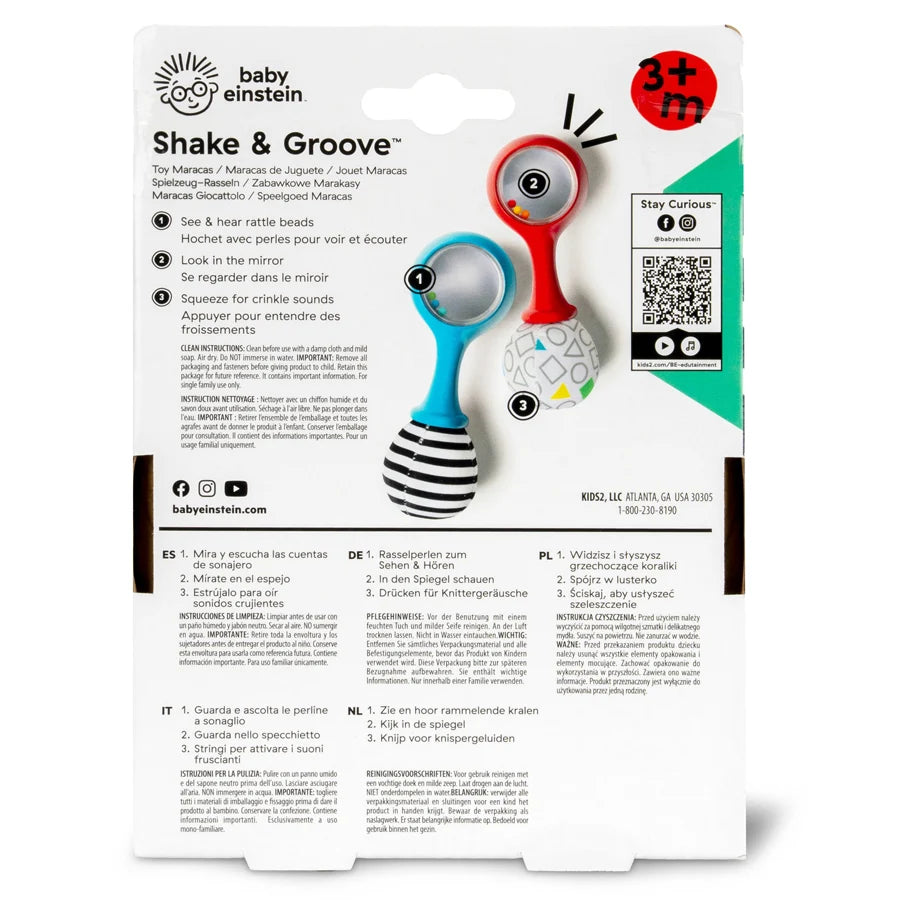 Baby Einstein Shake & Groove Toy Maracas