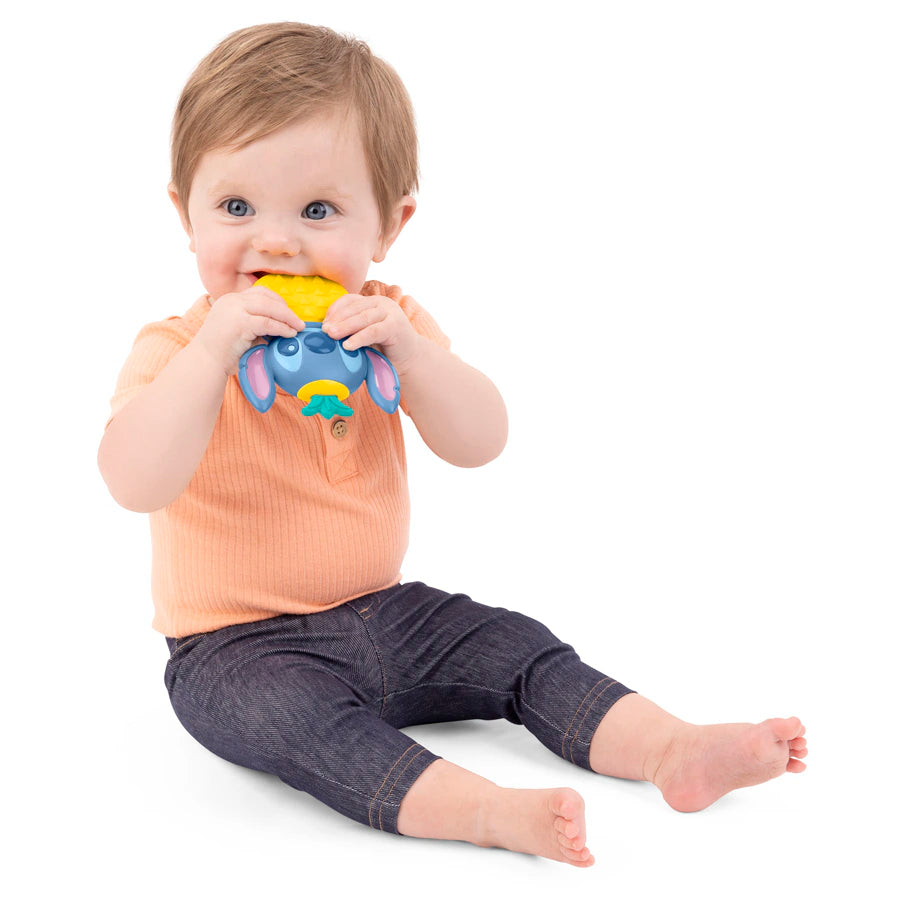 Bright Starts Stitch Tropical Teethe Rattle & Teether Bright Starts Stitch Tropical Teethe Rattle & Teether