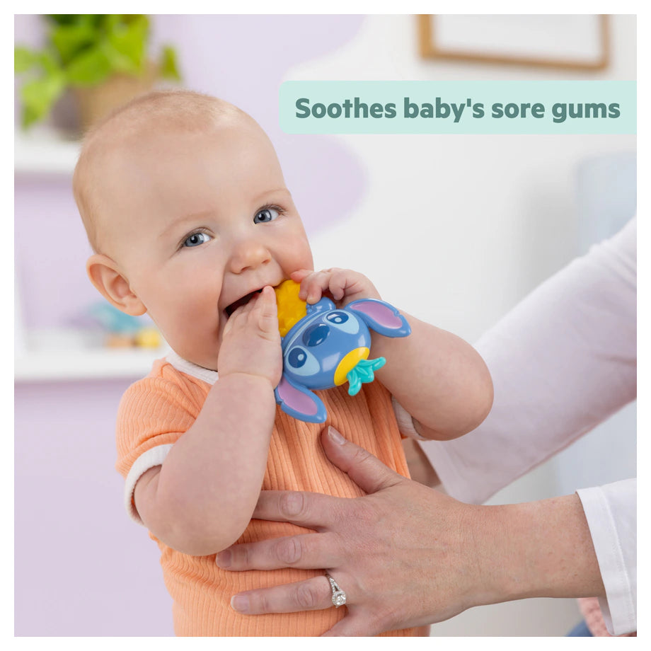 Bright Starts Stitch Tropical Teethe Rattle & Teether Bright Starts Stitch Tropical Teethe Rattle & Teether