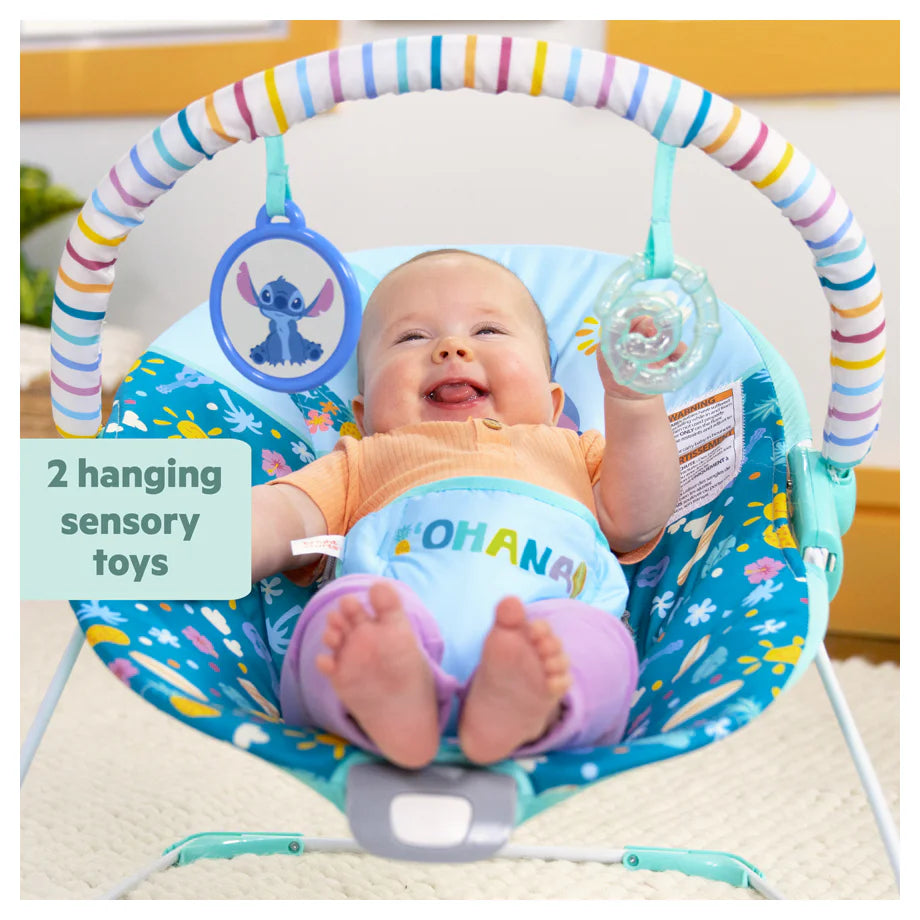 Bright Starts Stitch Ohana Paradise Vibrating Bouncer