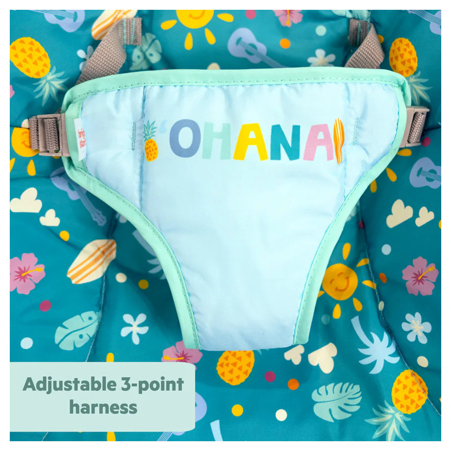Bright Starts Stitch Ohana Paradise Vibrating Bouncer