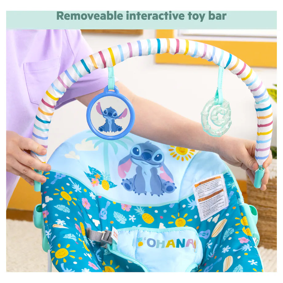 Bright Starts Stitch Ohana Paradise Vibrating Bouncer