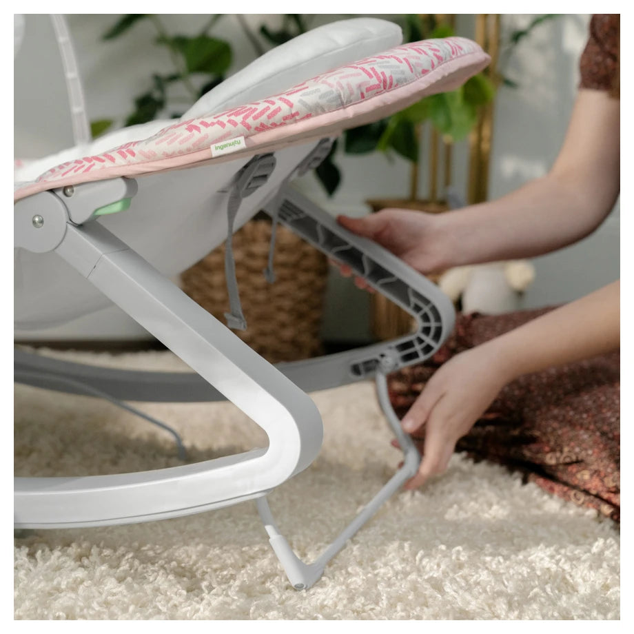 Ingenuity Keep Cozy 3-in-1 Grow with Me Bounce & Rock Seat - Lily