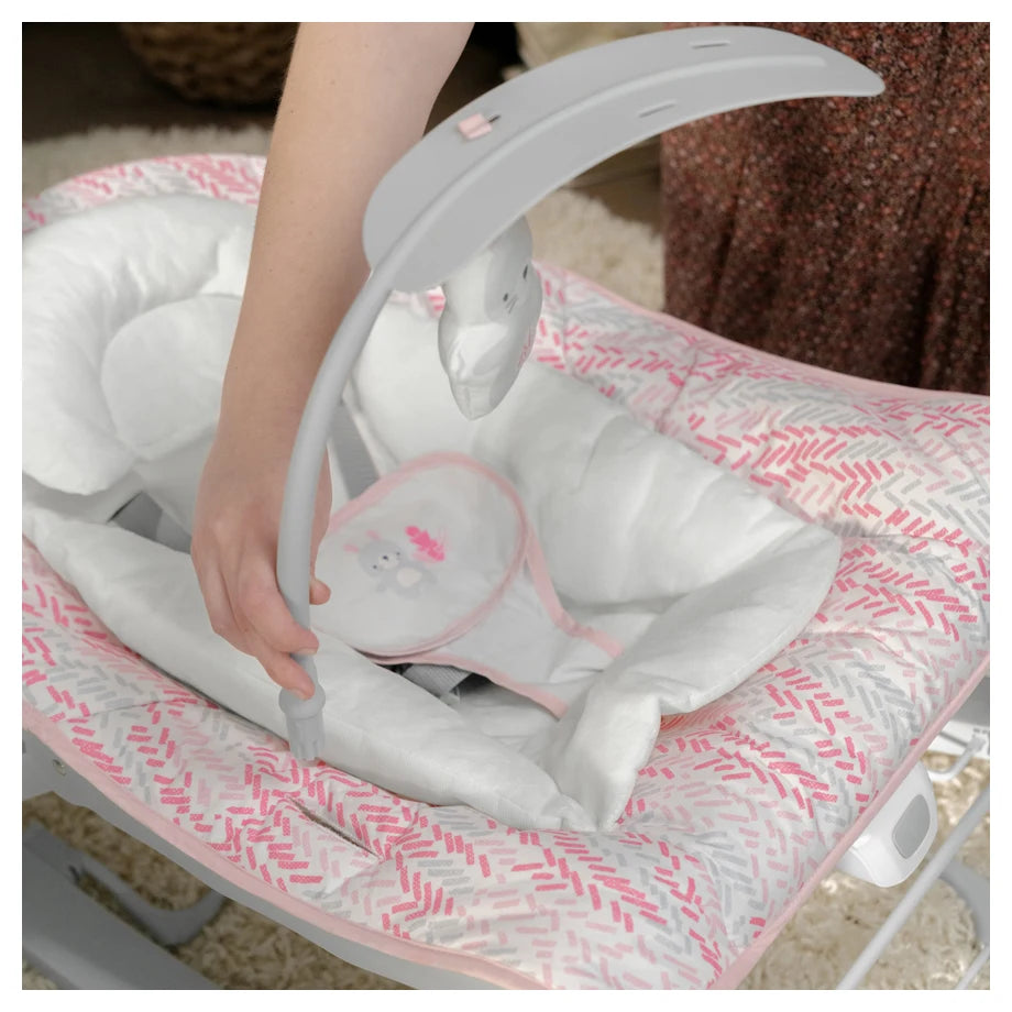 Ingenuity Keep Cozy 3-in-1 Grow with Me Bounce & Rock Seat - Lily