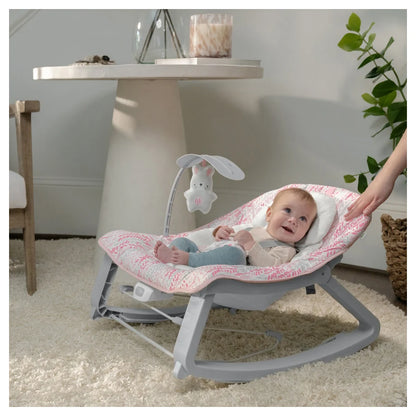 Ingenuity Keep Cozy 3-in-1 Grow with Me Bounce & Rock Seat - Lily