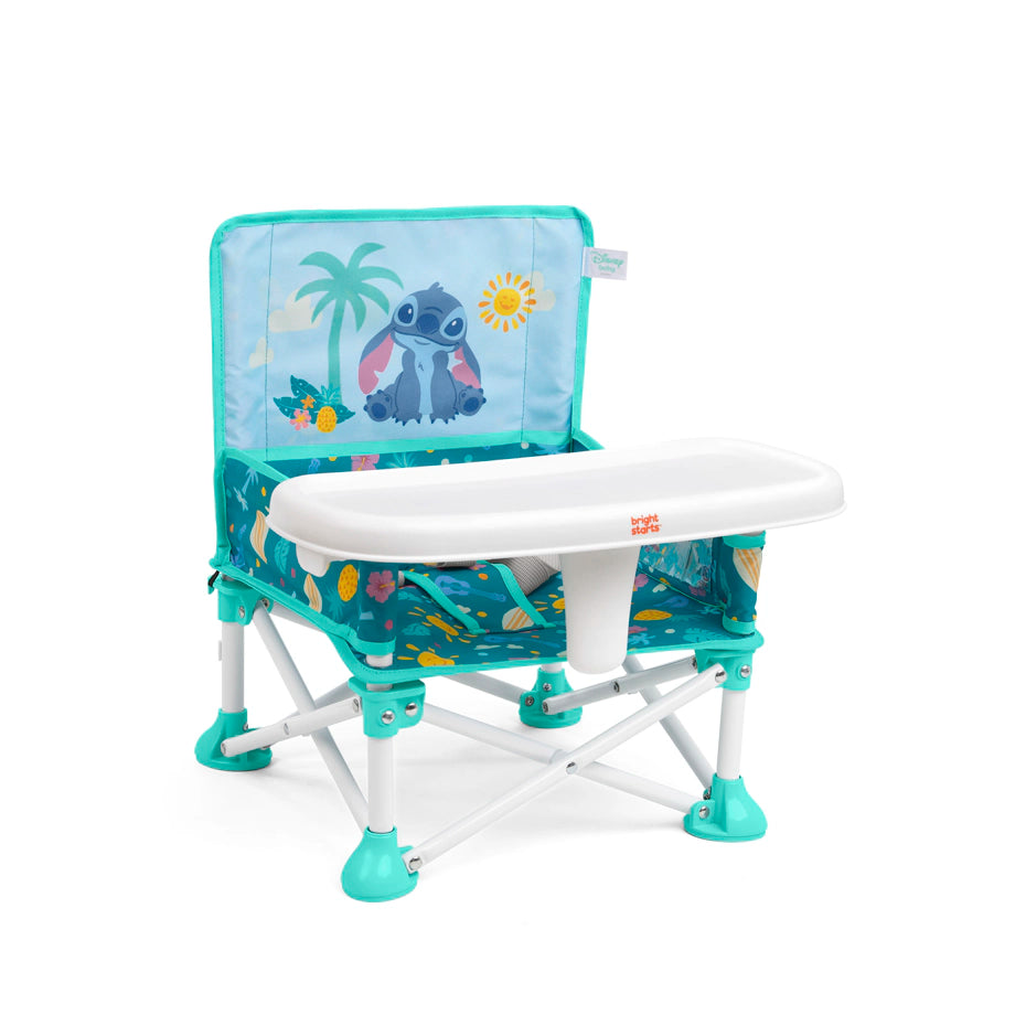 Bright Starts Stitch Pop 'N Sit Portable Booster Seat Bright Starts Stitch Pop 'N Sit Portable Booster Seat