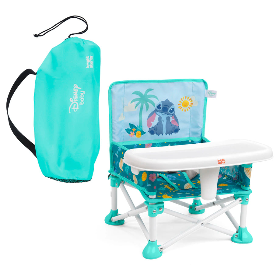 Bright Starts Stitch Pop 'N Sit Portable Booster Seat Bright Starts Stitch Pop 'N Sit Portable Booster Seat