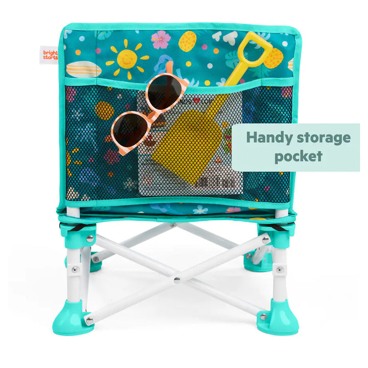 Bright Starts Stitch Pop 'N Sit Portable Booster Seat