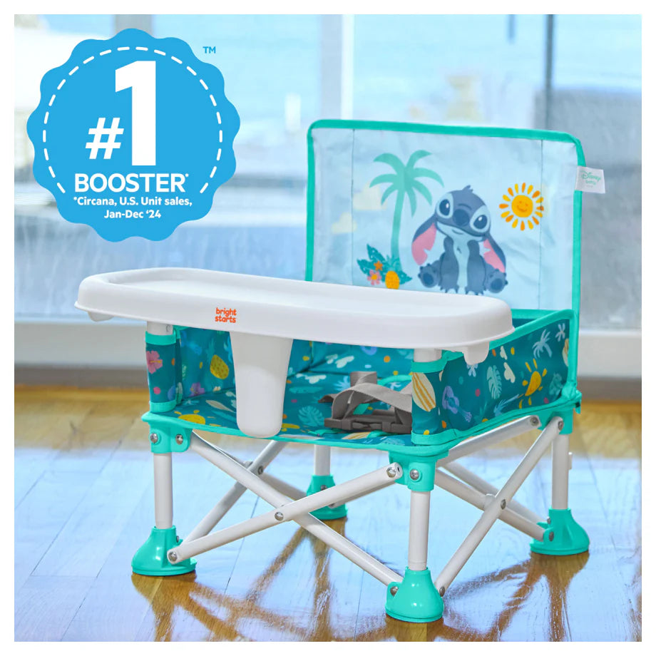 Bright Starts Stitch Pop 'N Sit Portable Booster Seat Bright Starts Stitch Pop 'N Sit Portable Booster Seat